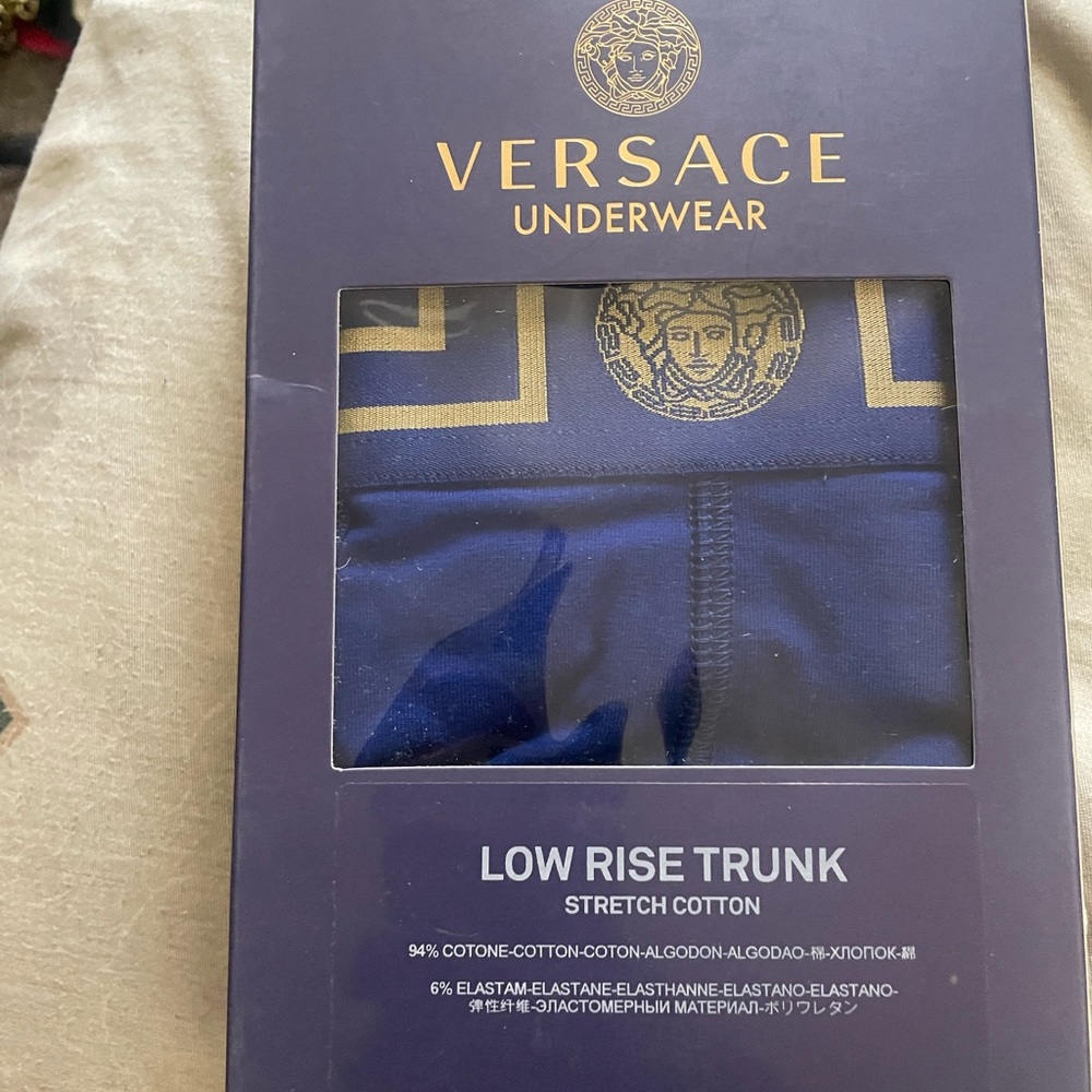 Authentic blue Versace  new underwear firm price